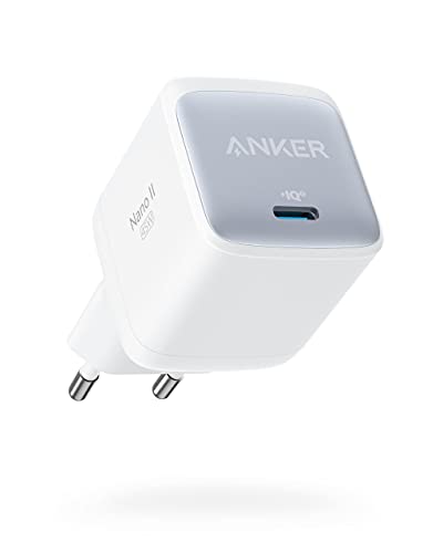 Anker Nano II 45W USB-C Ladegerät Netzteil Schnellladeleistung, GaN II Tech, Kompatibel mit MacBook Pro 13″, Galaxy S22/S22+/S21,...