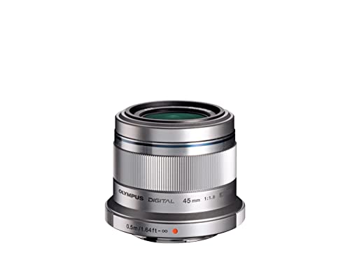 Olympus M.Zuiko Digital 45mm F1.8 Objektiv, lichtstarke Festbrennweite, geeignet für alle MFT-Kameras (Olympus OM-D & PEN Modelle,...