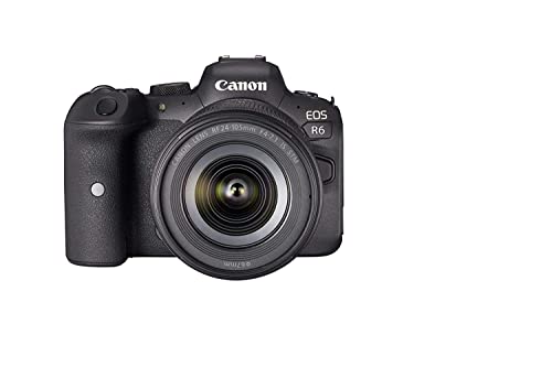 Canon EOS R6 Vollformat Systemkamera - Gehäuse + Objektiv RF 24-105mm F4-7.1 IS STM (spiegellos, 20,1 MP, 4K UHD, 5 Achsen...