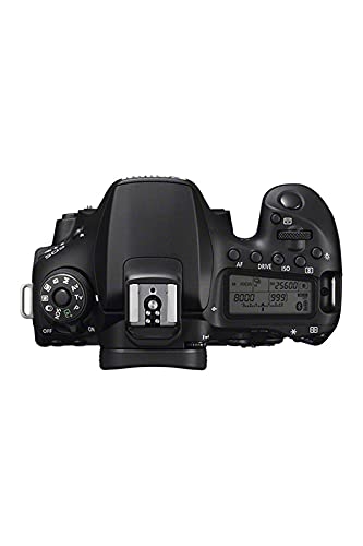 Canon EOS 90D Spiegelreflexkamera Gehäuse Body (32,5 Megapixel, 7,7 cm (3 Zoll), Bluetooth, Vari-Angle Touch Display, APS-C Sensor,...