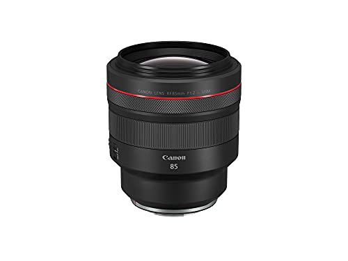 Canon Objektiv RF 85mm F1.2L USM Portraitobjektiv Lens für EOS R (Festbrennweite, 82mm Filtergewinde, Autofokus) schwarz