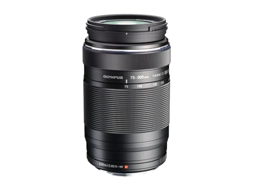 Olympus M.Zuiko Digital 75-300mm 1:4.8-6.7 Objektiv II, geeignet für alle MFT-Kameras (Olympus OM-D & PEN Modelle, Panasonic G-Serie),...