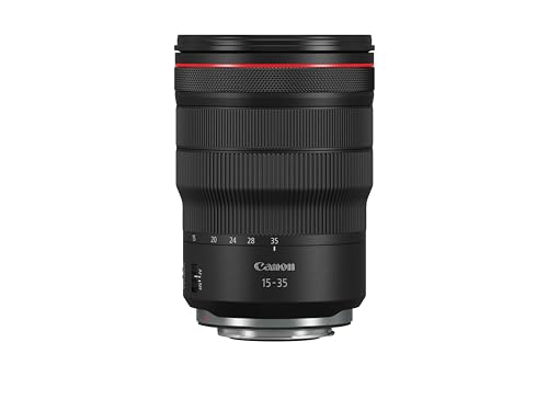Canon Zoomobjektiv RF 15-35mm F2.8L Is USM Für EOS R Ultraweitwinkel (82mm Filtergewinde, Bildstabilisator, Autofokus), Schwarz
