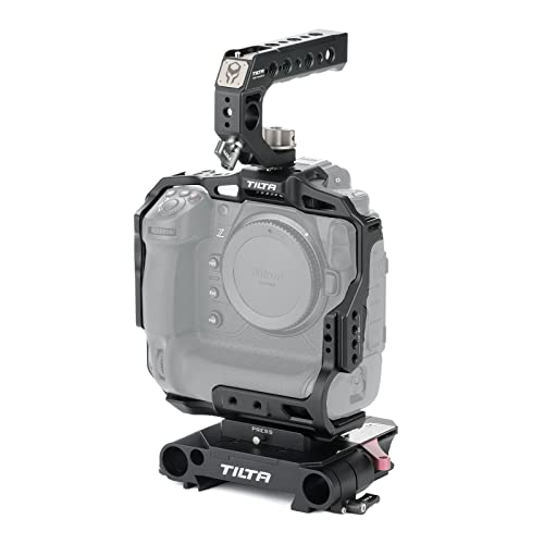 Tilta Kamerakäfig kompatibel mit Nikon Z9 Basic Kit für Filmemacher, mit Kamera-Griff – Schwarz TA-T31-A-B