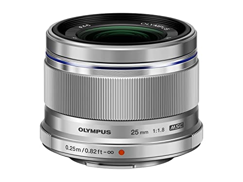 Olympus M.Zuiko Digital 25mm F1.8 Objektiv, lichtstarke Festbrennweite, geeignet für alle MFT-Kameras (Olympus OM-D & PEN Modelle,...