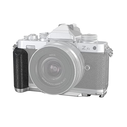SMALLRIG Zfc Handgriff L-Form Griff L Bracket für Nikon Z fc Kamera, Seiten Handle mit 1/4'-20 Schraubbefestigung und Kaltschuh,...