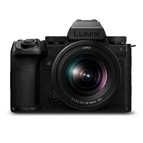 Panasonic LUMIX DC-S5M2XKE Spiegellose Vollformatkamera mit LUMIX S-R2060 20-60mm F3.5-5.6 Objektiv, 4K 60p & 6K 30p unbegrenzte...