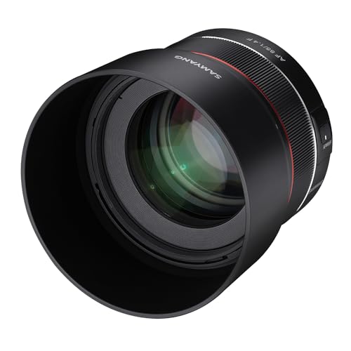 Samyang AF 85mm F1.4 F für Nikon F I leichtes & kompaktes Tele-Objektiv für Portrait-Aufnahmen, mit schnellem DSLM Autofokus I...