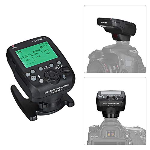 Yongnuo YN-E3-RT II Kamera Blitz Speedlite Flash Trigger Blitzauslöser Kompatibel für ST-E3-RT / 600EX-RT/YN-E3-RT / YN968EX-RT /...