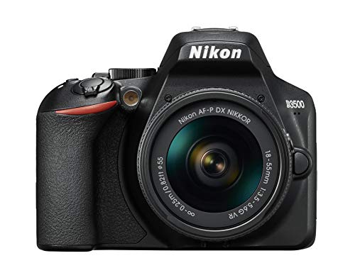 Nikon D3500 Digital SLR im DX Format mit AF-P DX 18-55mm VR (24,2 MP, 3 Zoll TFT-Monitor, eingebauter Guide für das perfekte Foto,...