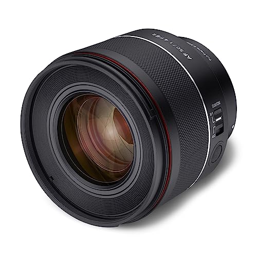 Samyang AF 50mm F1,4 II FE für Sony E - Standard Autofokus Objektiv für spiegellose Systemkameras von Sony, für Vollformat und APS-C...