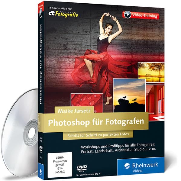 Photoshop für Fotografen - Workshops und Profitipps von Maike Jarsetz für alle Fotogenres: Porträt, Landschaft, Stadt, Studio u.v.m.