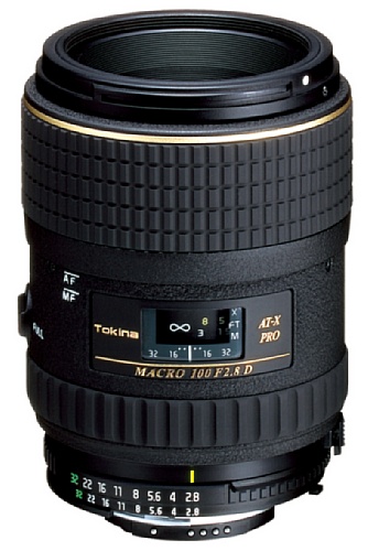Tokina AT-X M100/2.8 Pro D Makro-Objektiv (55 mm Filtergewinde, Abbildungsmaßstab 1:1) für Canon Objektivbajonett