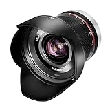 Samyang 12mm F2.0 APS-C Fuji X schwarz - Weitwinkel Festbrennweite Objektiv für Fuji X, manueller Fokus, für Kamera X-T4, X-T30,...