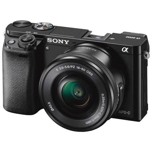 Sony Alpha 6000 Systemkamera (24 Megapixel, 7,6 cm (3') LCD-Display, Exmor APS-C Sensor, Full-HD, High Speed Hybrid AF) inkl. SEL-P1650...