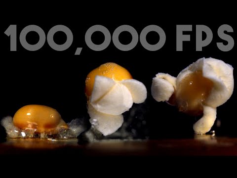 Popcorn Popping (100,000 Frames Per Second) | Beyond Slow Motion