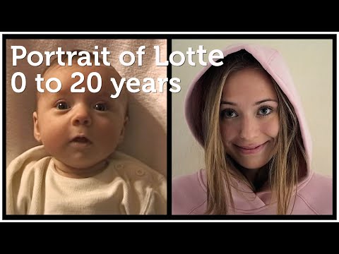 Portrait of Lotte, 0 to 20 years