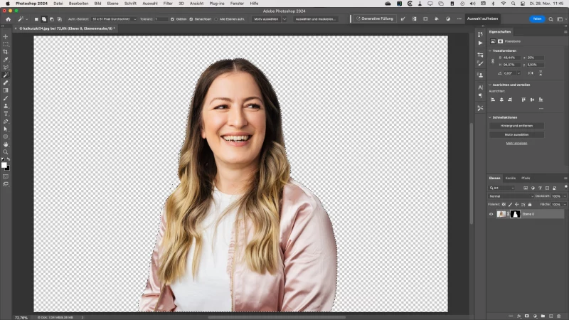 photoshop automatisch Personen freistellen