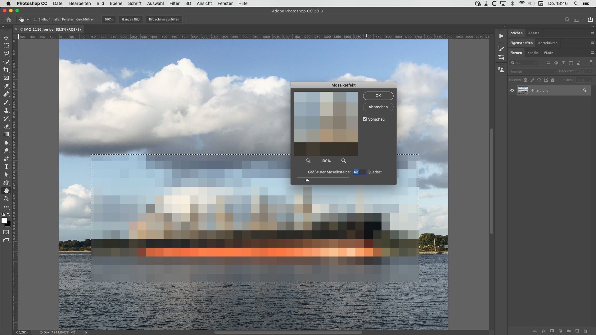 Bilder verpixeln mit Adobe