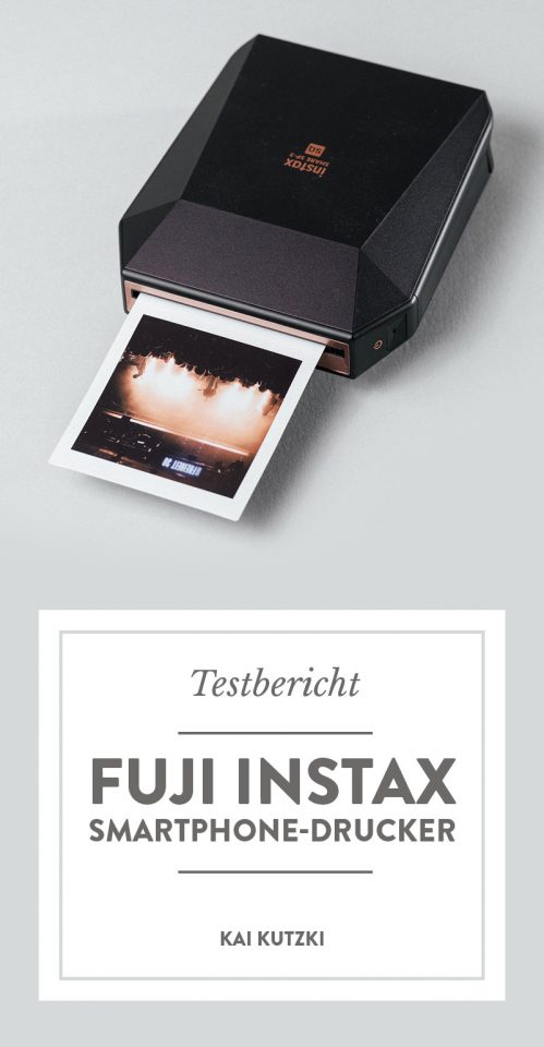 Testbericht Fujifilm Instax Share SP-3 – Smartphone Foto-Drucker