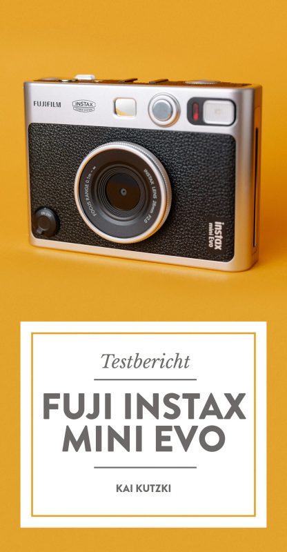 2x10 Aufnahmen Doppelpack instax Mini EVO Sofortbildkamera mit Hybridfunktion & Mini Film 