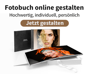 Anzeige: Fotobuch online gestalten – hochwertig, individuell, persönlich