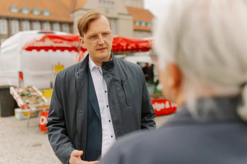 Reportage-Foto von Alexander Mittag auf dem Wochenmarkt Delmenhorst