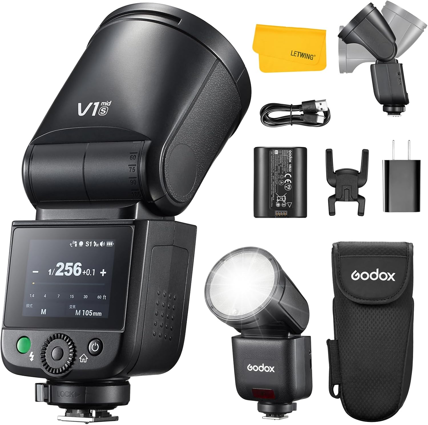 Godox V1 Mid Aufsteckblitz